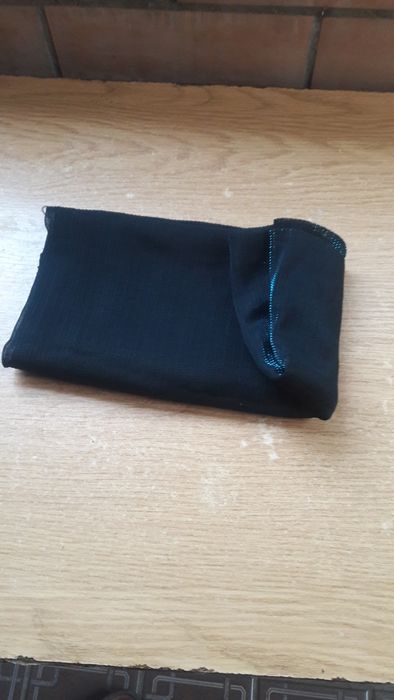 Ткань хб Чулок черная люрекс ретро танцев