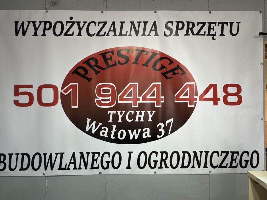 Wynajem WYPOŻYCZALNIA sprzętu budowlanego i ogrodniczego PRESTIGE