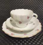Porcelana MEISSEN STADT TRIO  Carl Teichert Miśnia Dekor Róża