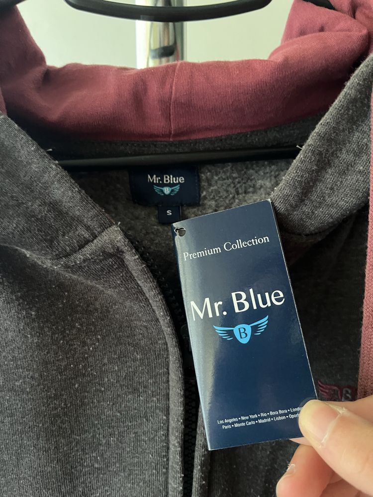 casaco cinzento da Mr.Blue