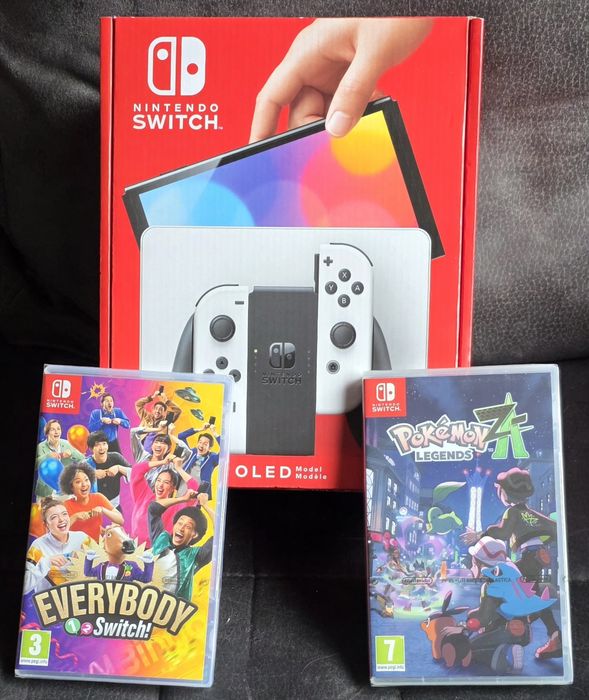 Nintendo Switch Oled branca selada