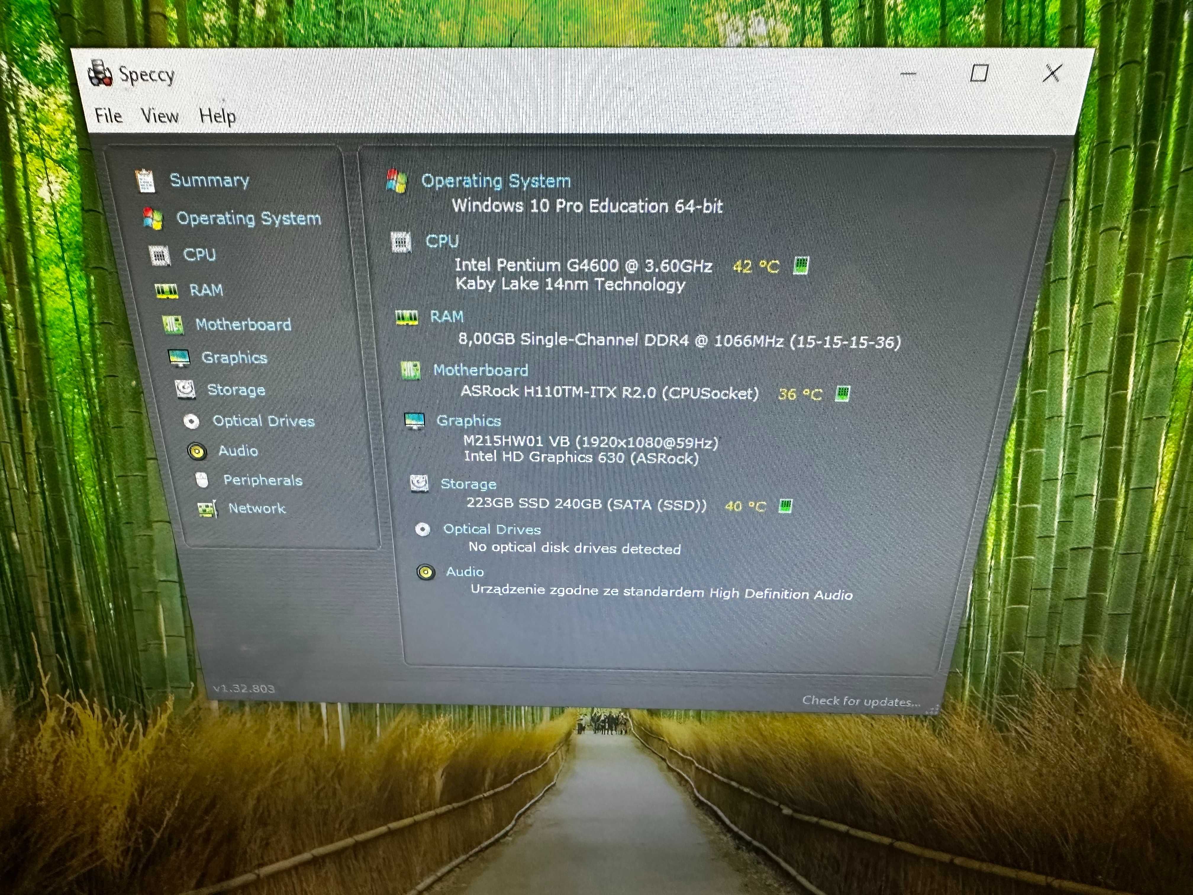 Komputer all in one, windows 10, 8 GB Ram, dysk SSD
