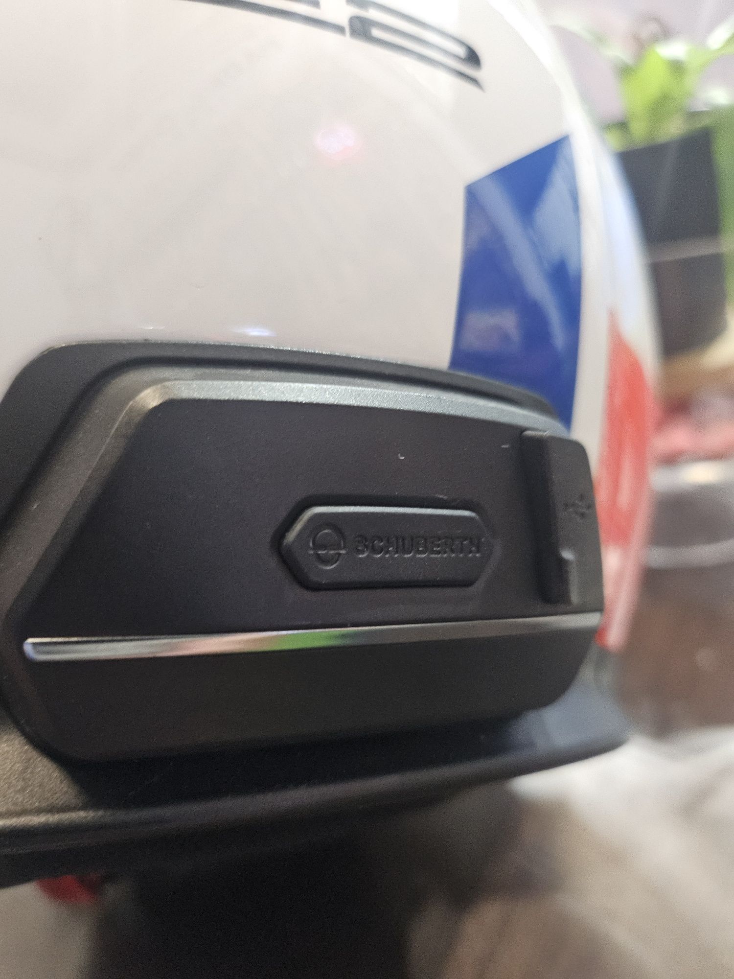 Capacete modular Schubert E2 Defender com intercomunicador Sc2