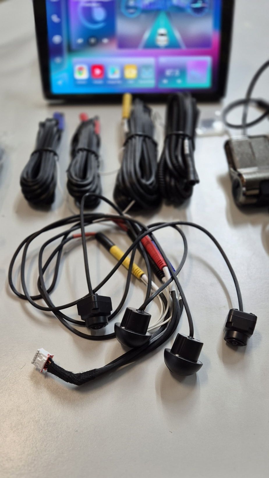 Radio Android 9 polegadas c/cameras 360° +Dash Cam+C/Memória