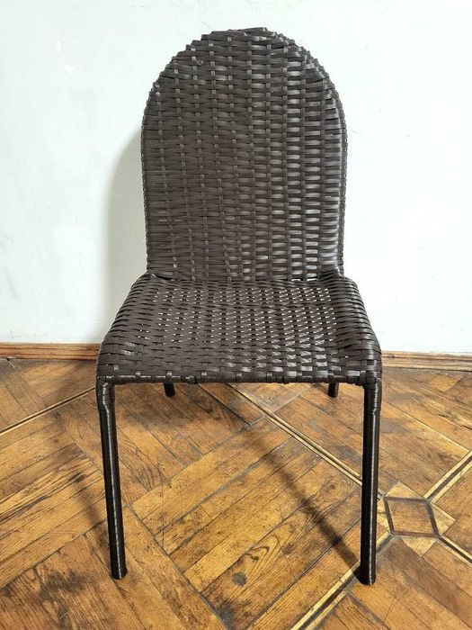 Стілець зі штучного ротангу для дому/балкону/саду/тераси/бесідки