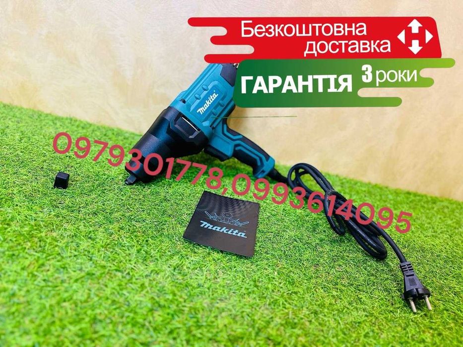 Потужний Електричний Гайковерт Makita RVCA05 Гайкокрут (1000Nm) 2.3Вт