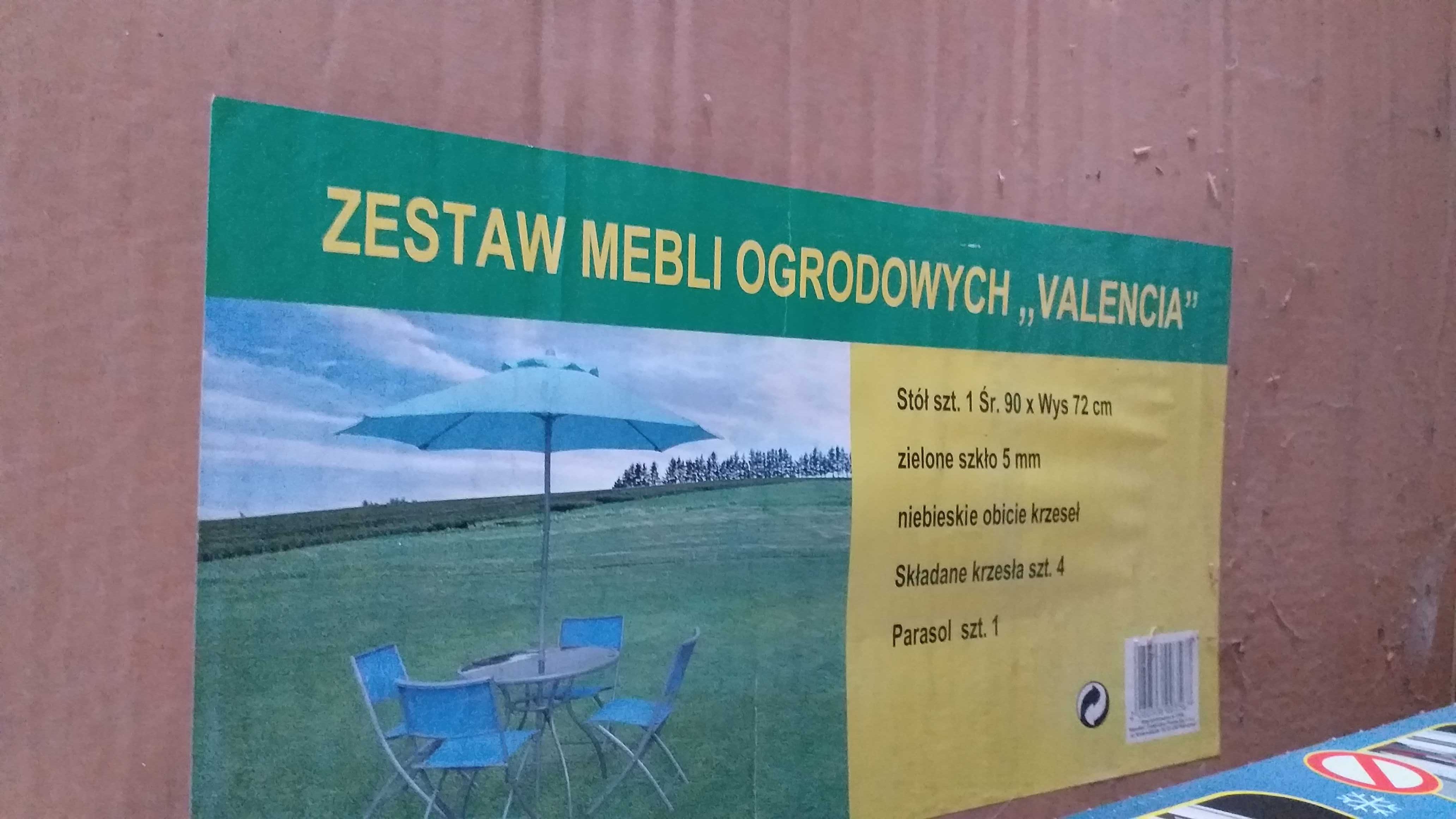 zestaw mebli ogrodowych nowy