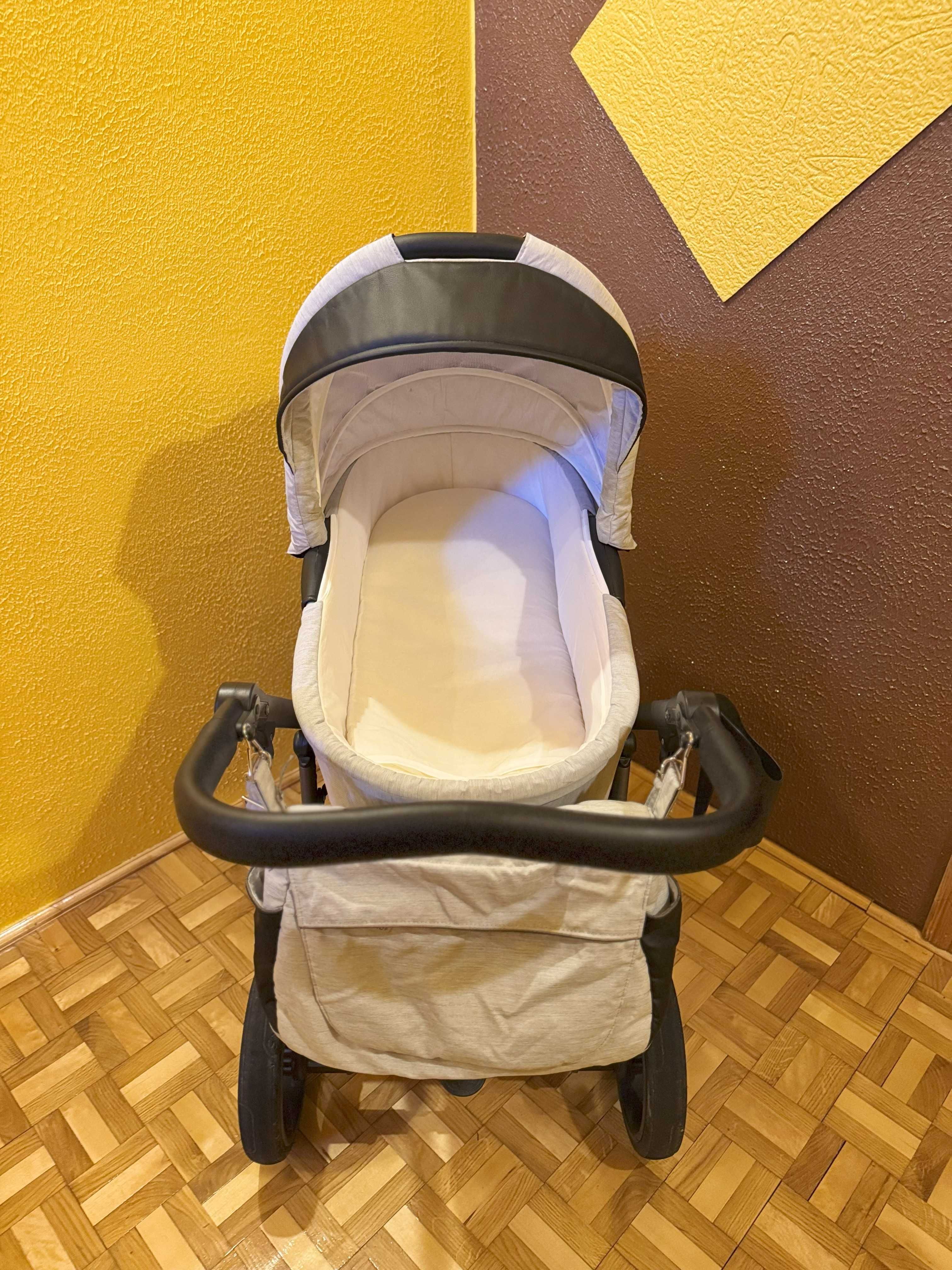 Wózek Bebetto Vulcano + fotelik Cybex Aton 5 + AKCESORIA