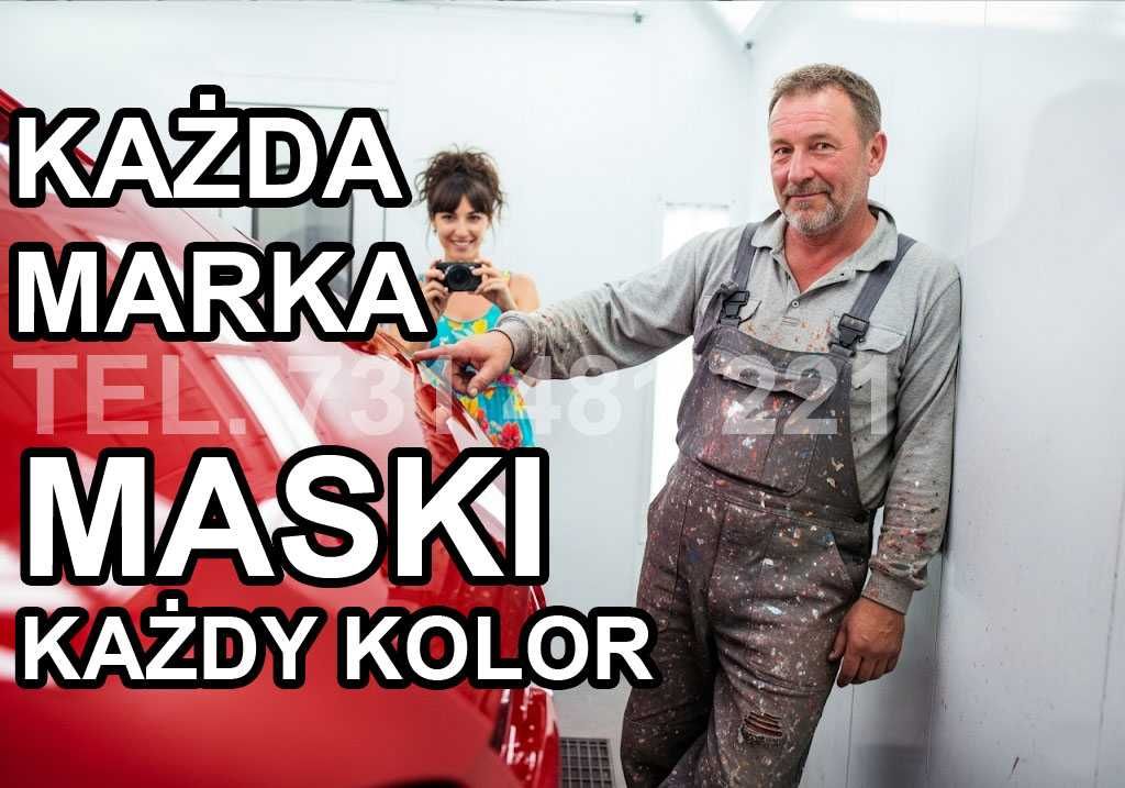 NOWA Maska - dowolny KOLOR i każda MARKA - HURTOWE ceny - WYSYŁKA