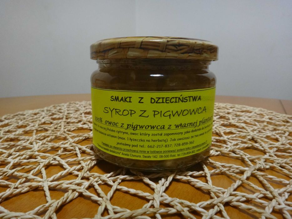 syrop z pigwowca z owocami 420ml