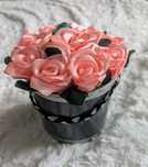 Róże w pudełku flower box 9 róż