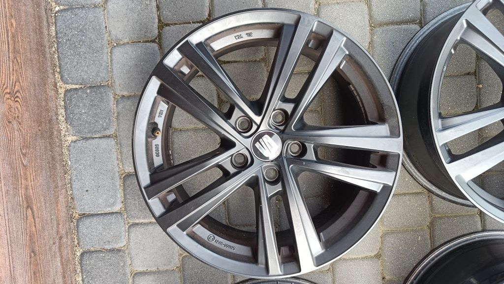 Felgi17 5*112 Seat Ateca Leon Toledo Czarne kpl