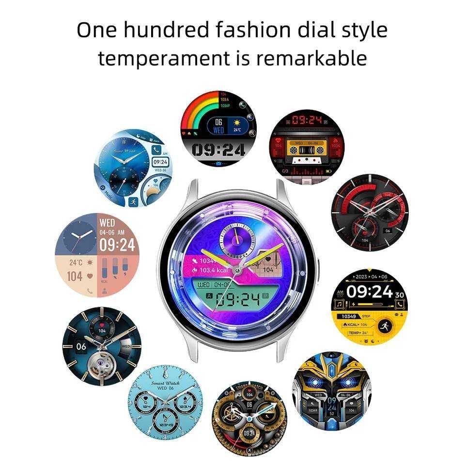 Smartwatch HK89  AMOLED 1.43 466x466 rozmowy tętno kroki PL.