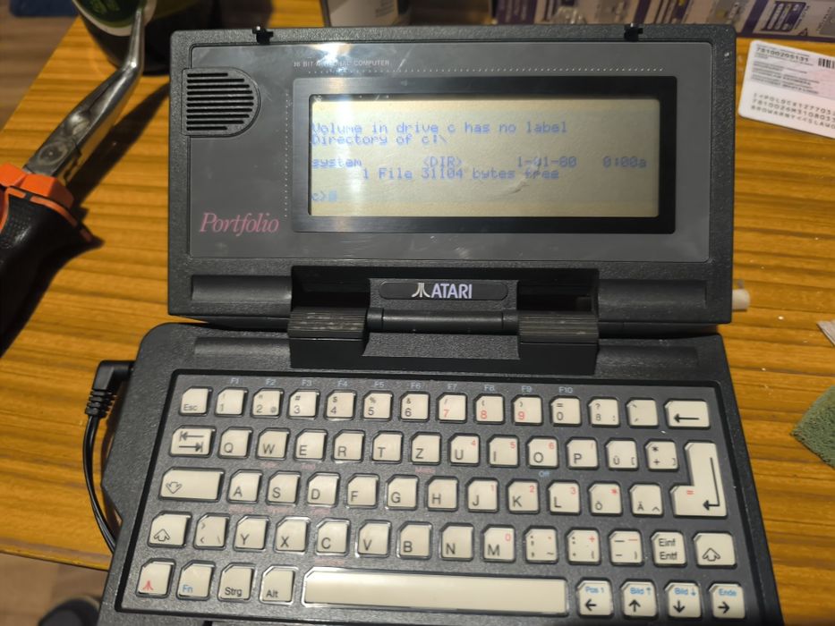 Atari Portfolio Kom