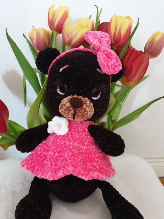 Miś, prezent na Walentynki, maskotka, hand made