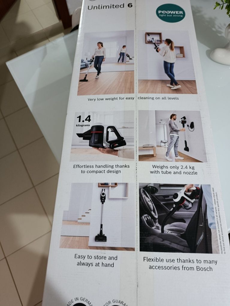 Aspirador Vertical BOSCH BCS61113 Unlimited 6 (18 V - Autonomia: 30 mi