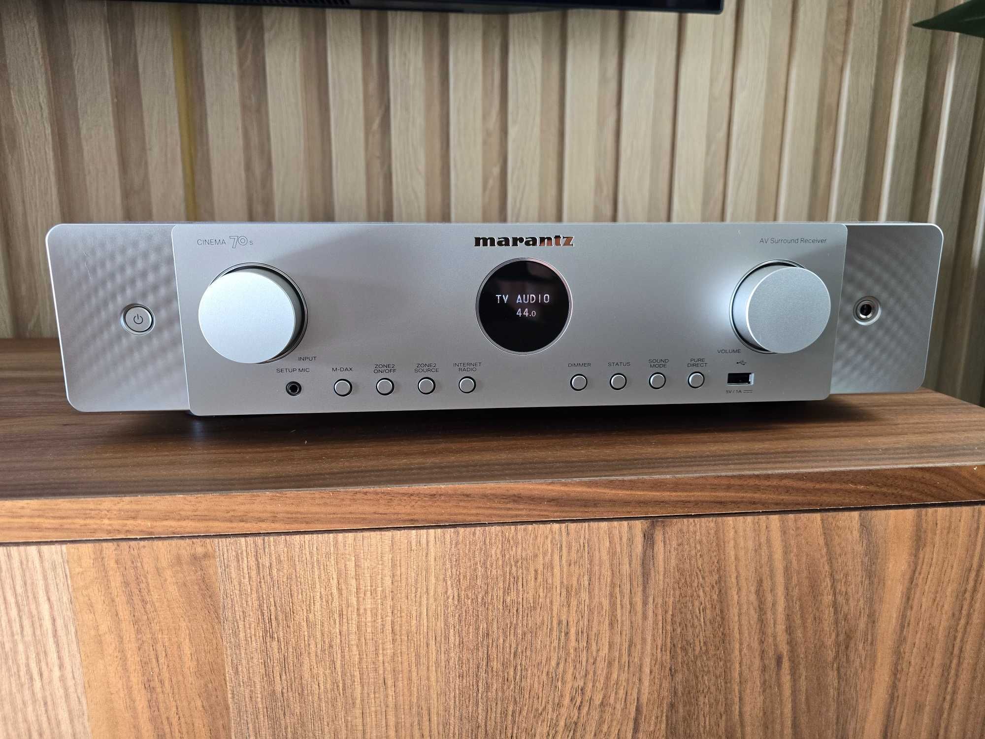 Marantz Cinema 70s Silver/Gold *NOVO* AV Receiver