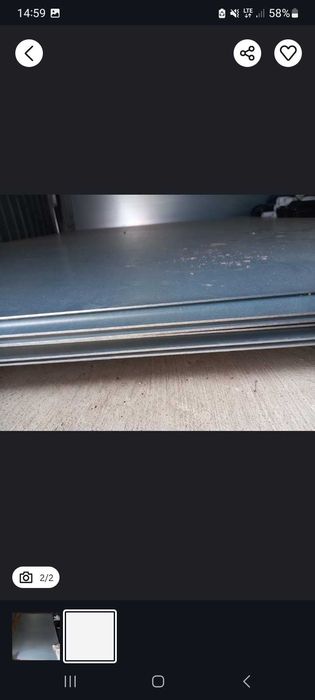 Blacha ocynk 200cm x 150cm x 0,2