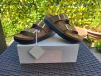 Klapki Papillio Arizona Pap Flex Platform Birkenstock Dark Tea 41