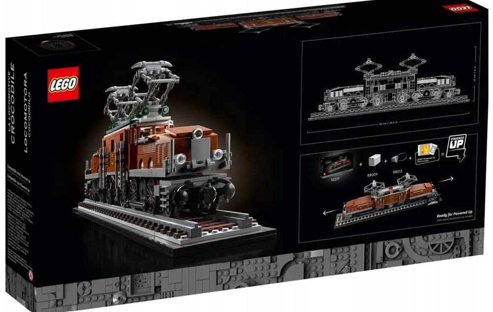 LEGO ICONS 10277 Lokomotywa Crocodile