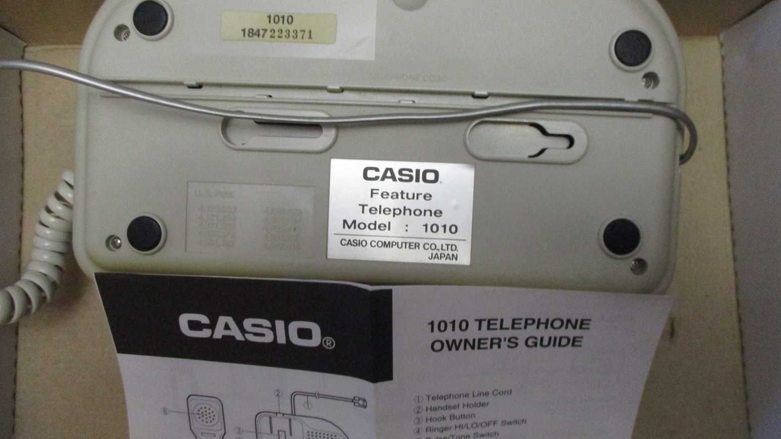 Телефон стационарный кнопочный Casio