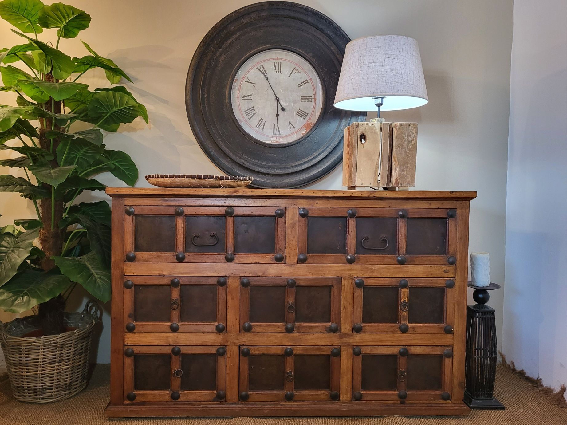 aparador, consola,  comoda, mexicano,  industrial, rustico
