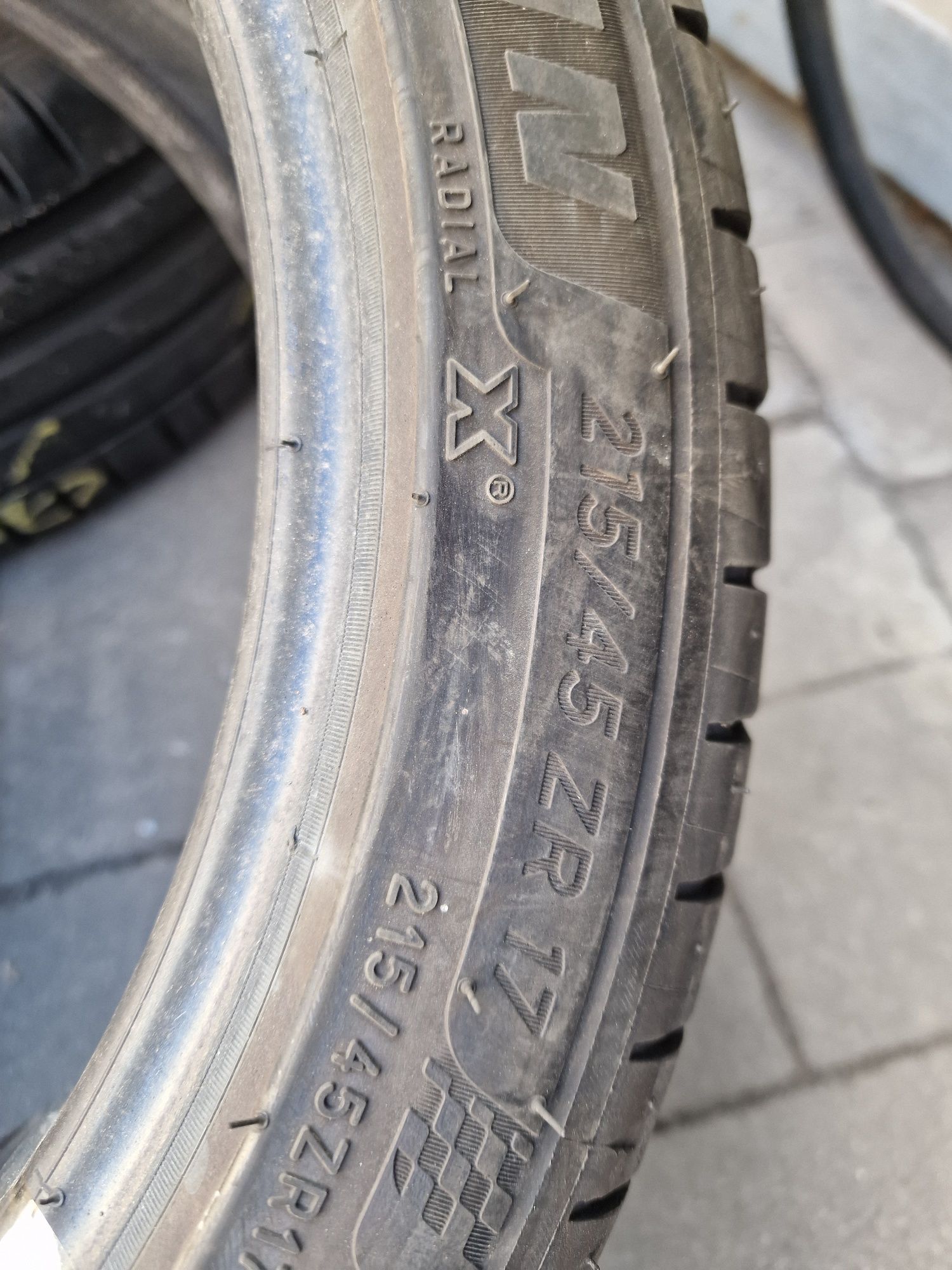 Пара летних шин 215/45 R17 Michelin pilot sport 4