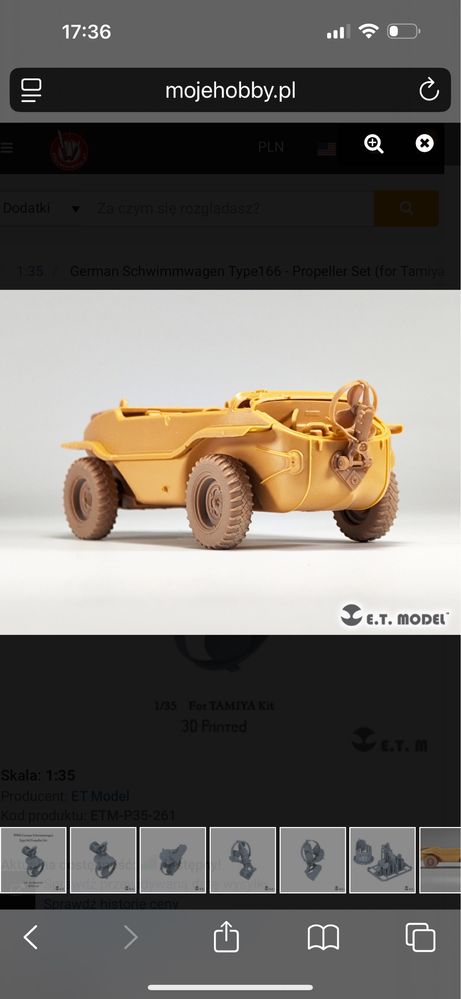Tamiya 35224 Schwimmwagen+ super dodatki ET Model