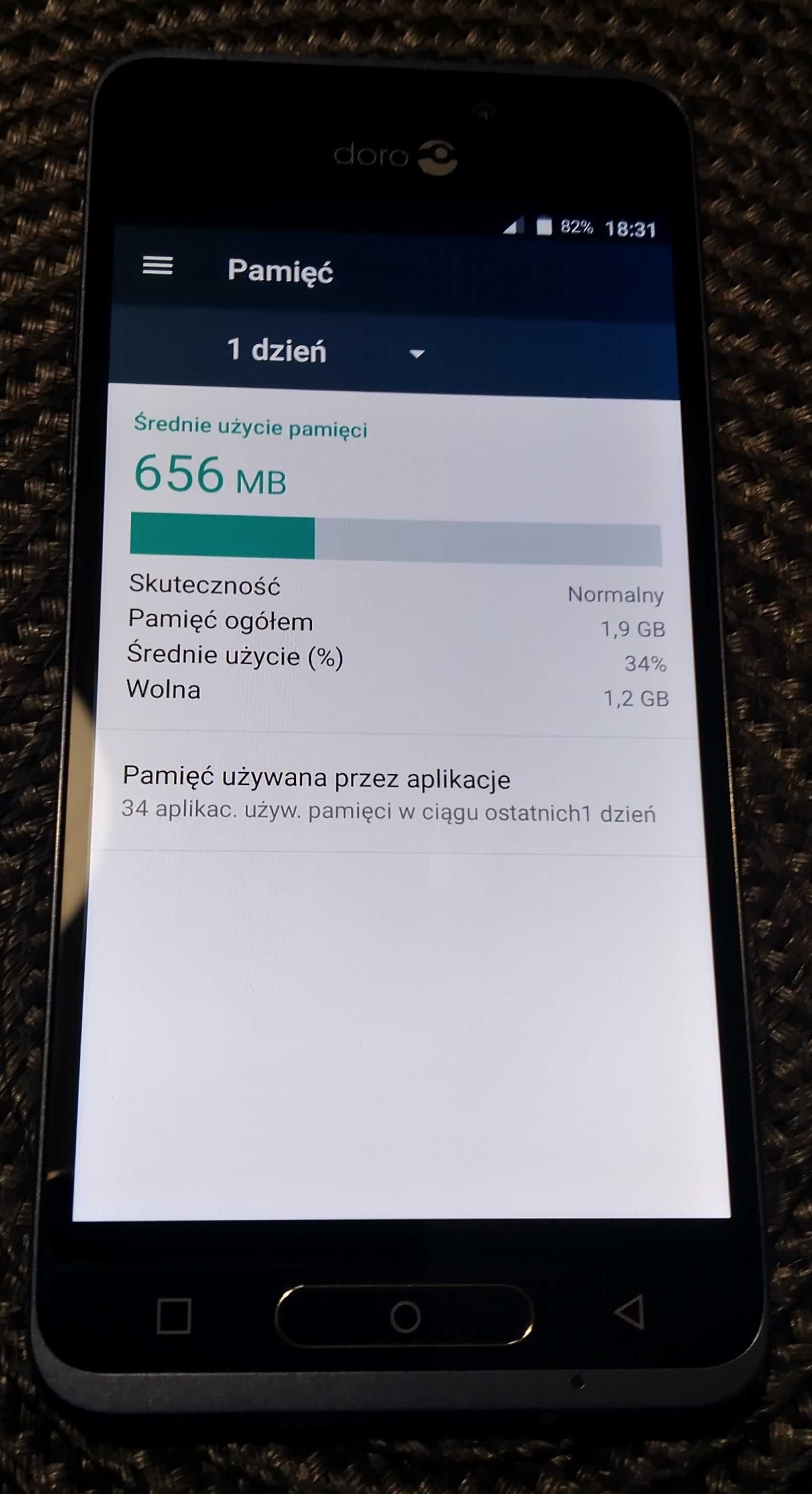 SMARTFON DLA SENIORA DORO 8035 (DSB-0170) 5'' LTE HAC SOS nowy komplet