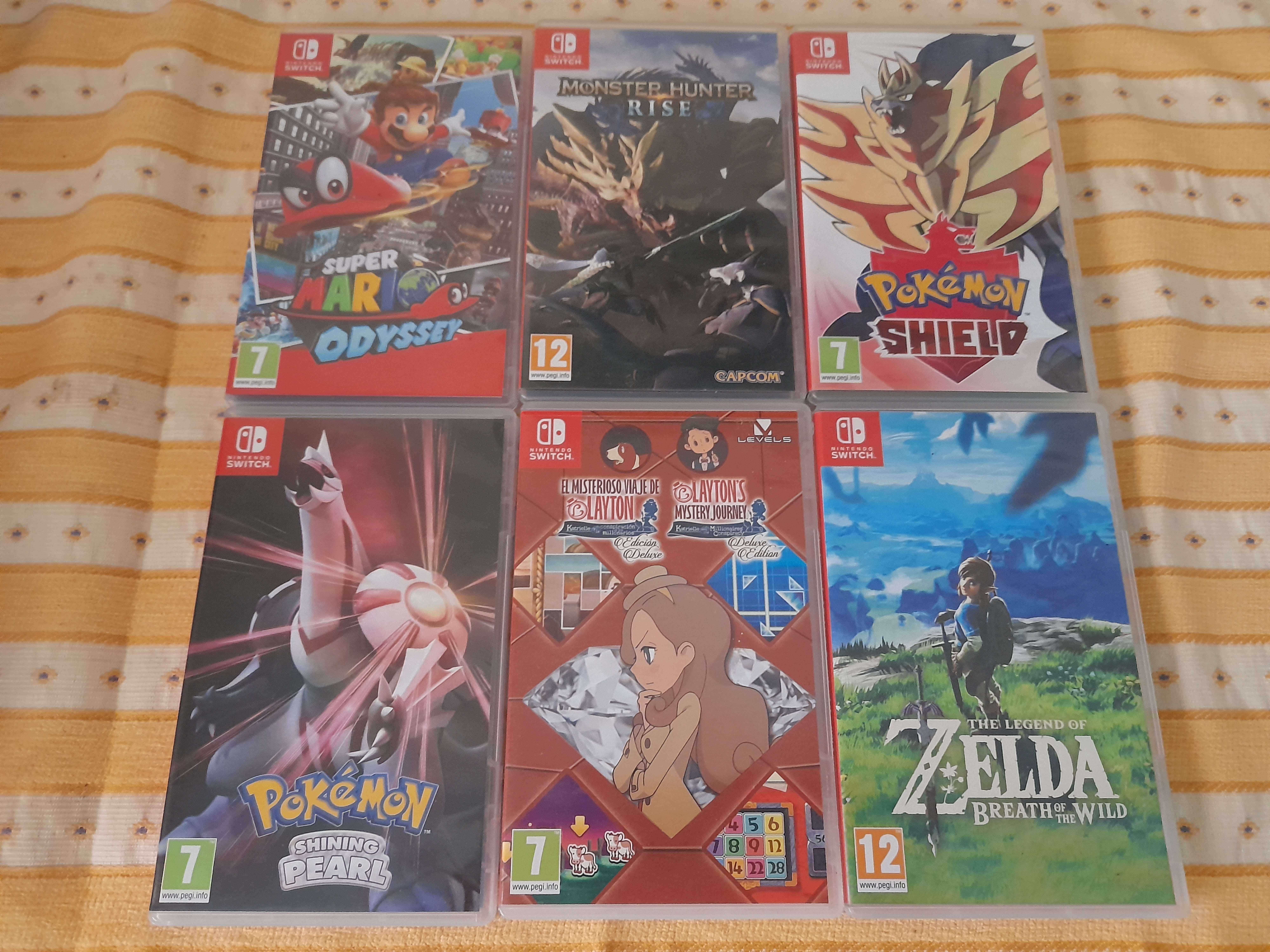 Nintendo Switch v2 Mario + Jogos