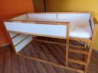 Łóżko, Łóżko dziecięce, piętrowe, łóżeczko, dwustronne Ikea 90*200 bal