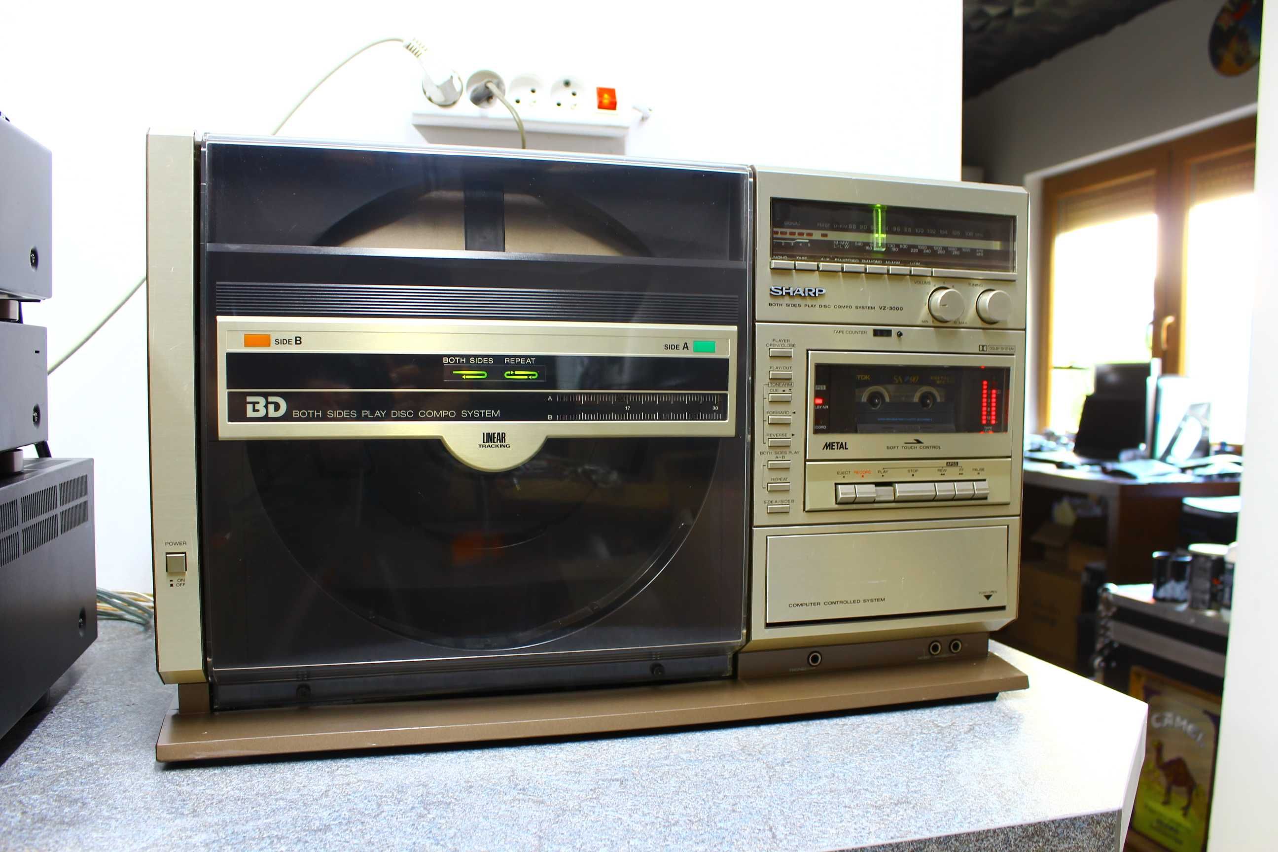 Wieża / Gramofon Sharp VZ-3000 Pionowy * Linearny