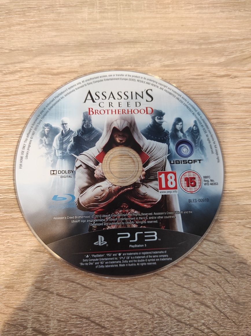 3 części gry Assassin's Creed PlayStation 3 PS3