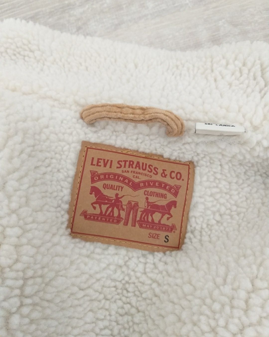 Куртка шерпа Levi's оригинал