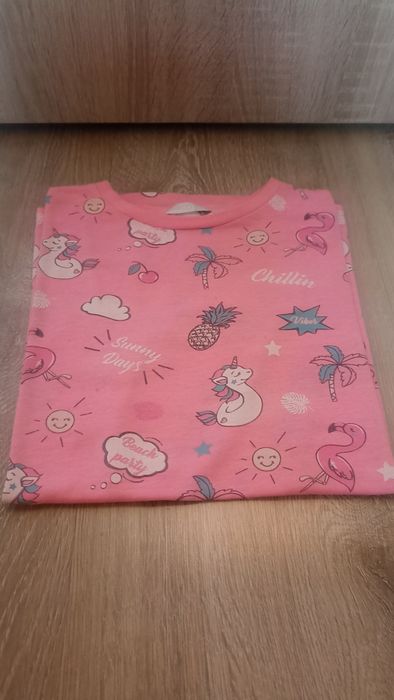 Zestaw, paczka ubrań dla dziewczynki r. 134/146