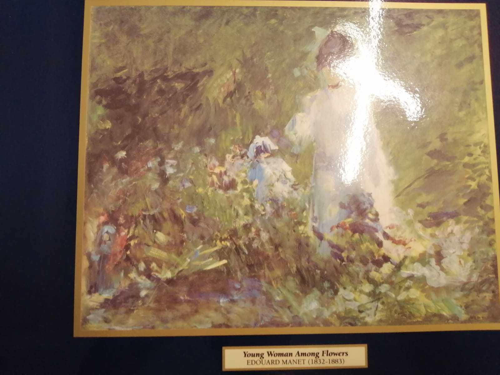 French Impressionist Paintings - 3 Vintage Parte de tras de cortica