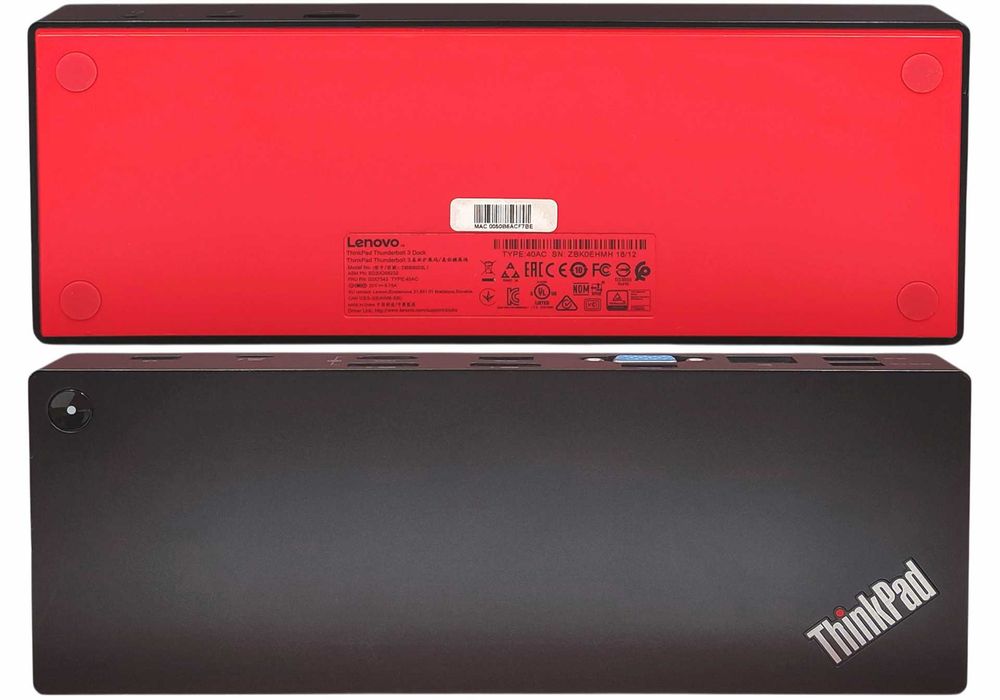 Докстанция Lenovo Video 4K до 3-х дисплеев к ЛЮБ. ноутбуку Thunderbolt