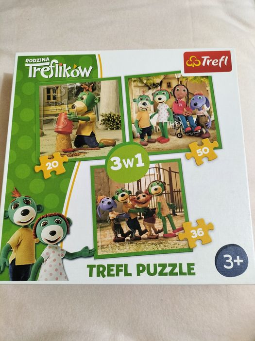 Zestaw puzzli 3w1 Trefl