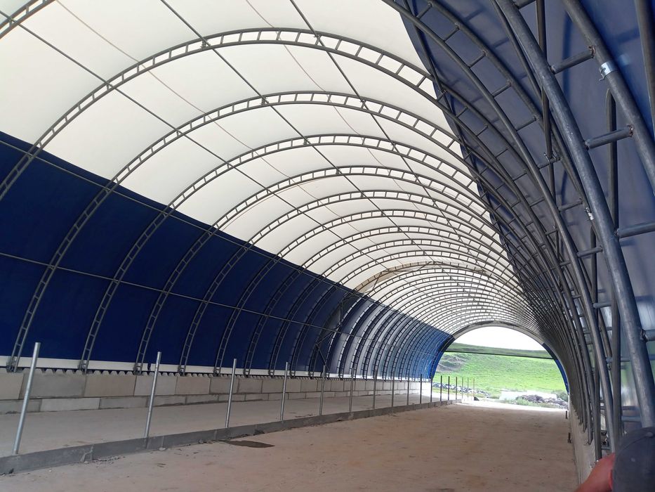 Hala łukowa , hala modułowa namiotowa , na bale , hale łukowe