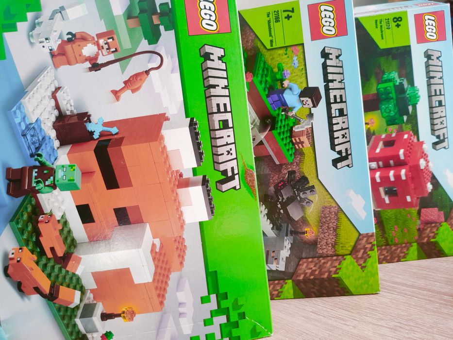 3 Zestawy klocków LEGO® Minecraft