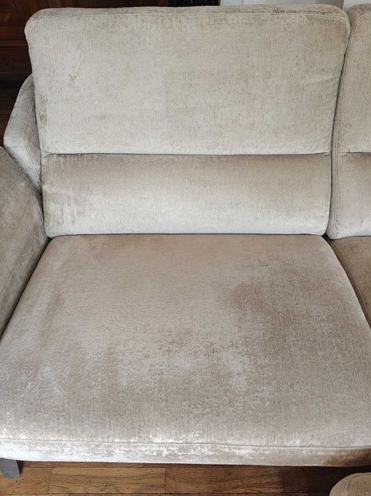 Zestaw KLER W181 DIVA - Kanapa + Taboret + Fotel
