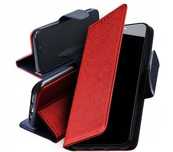 Etui Pokrowiec Fancy S23 Plus + Czerwono Granatowy