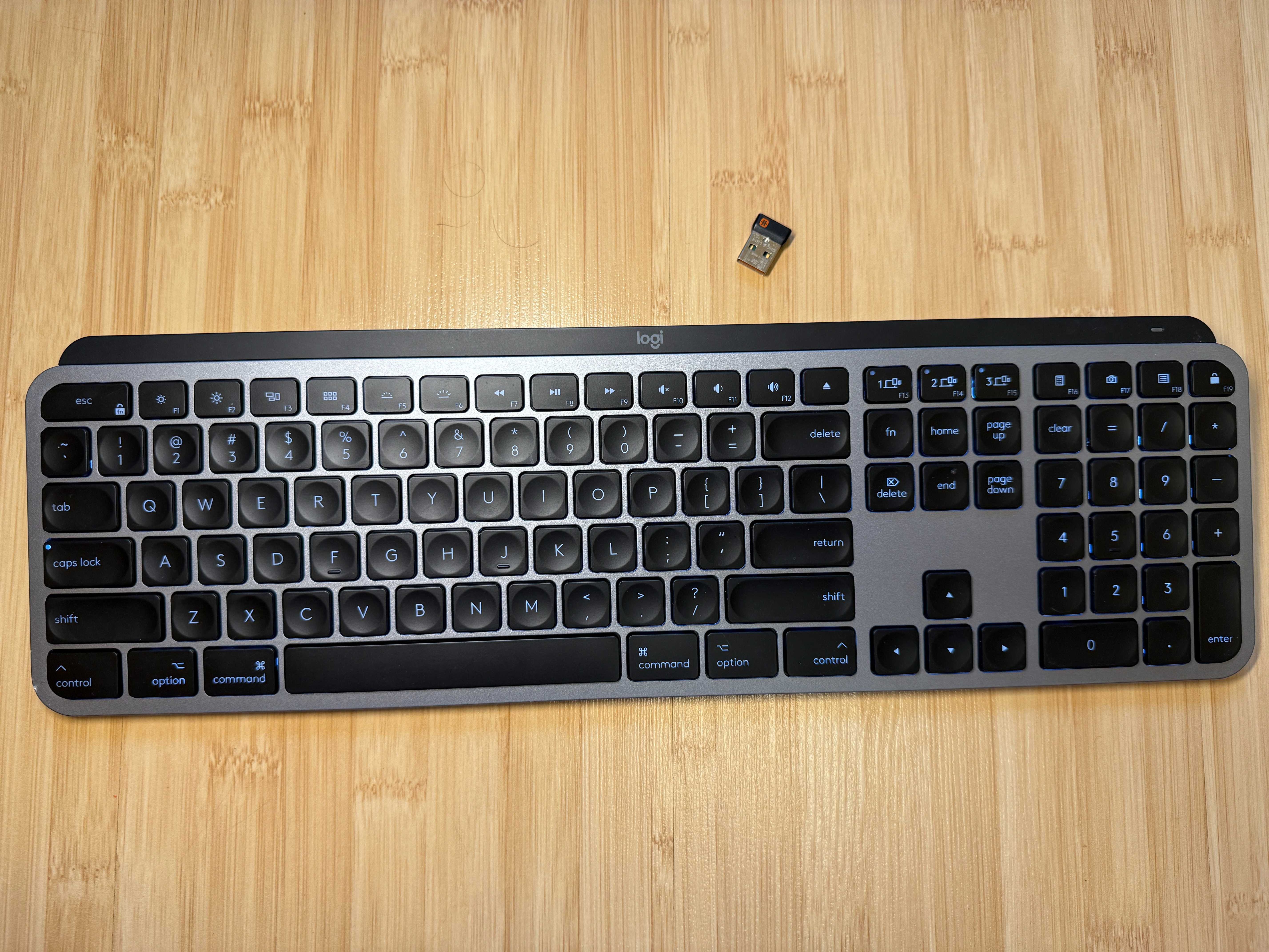 Клавіатура Logitech MX Keys for Mac ANSI Bluetooth / Unifying гарантія