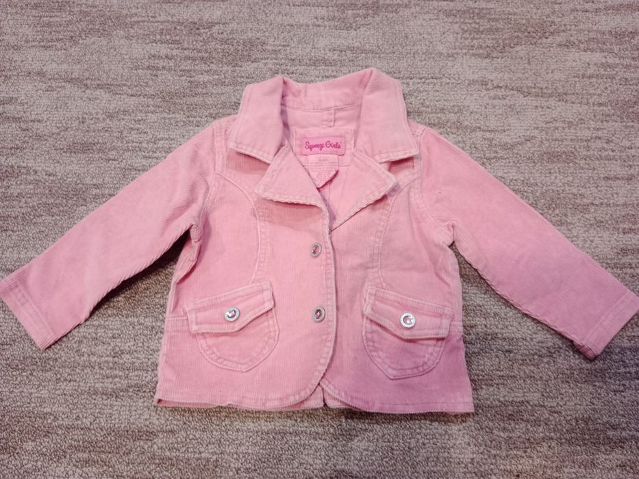Różowa marynarka dziewczynka