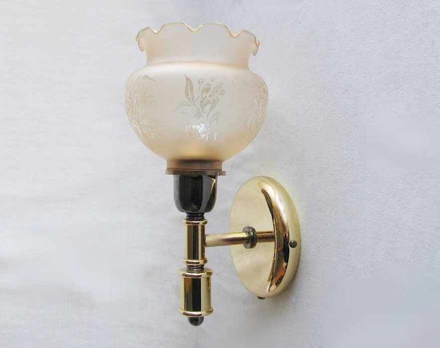 ~* Piękny kinkiet * stylowy* mosiądz *~