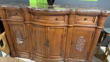 Продам деревянный комод с каменной столешницей