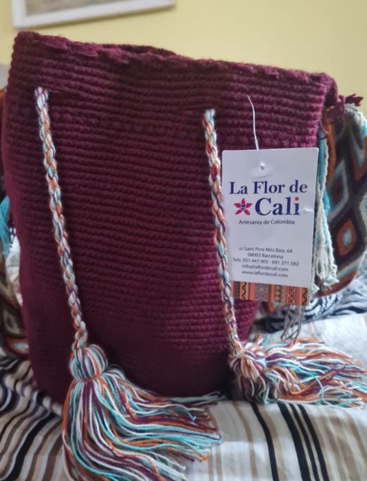 Nowa kolumbijska  La flor de Cali torba na ramię ręcznie robiona