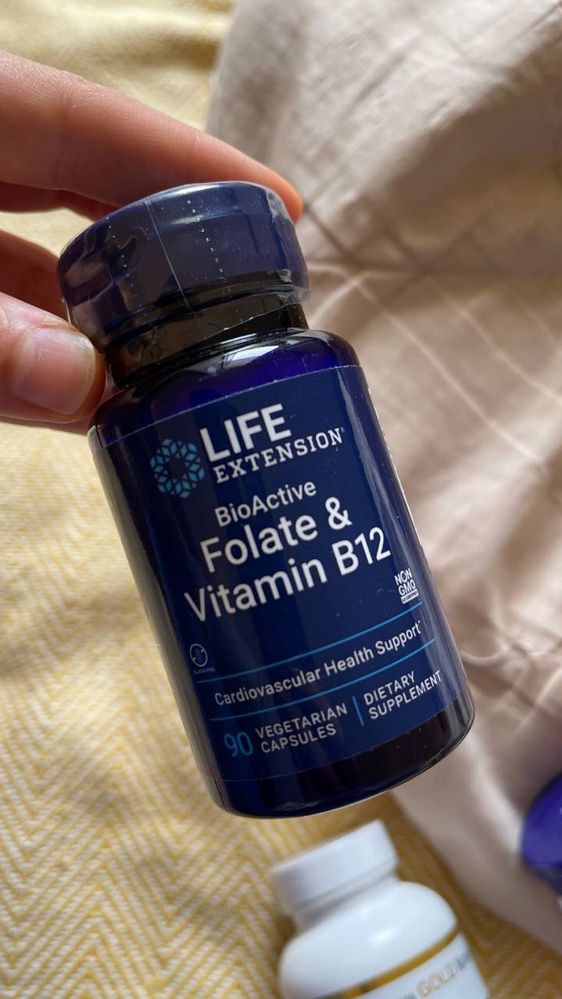 Фолат, Folat и Б12, B12. Life, vegan, iHerb