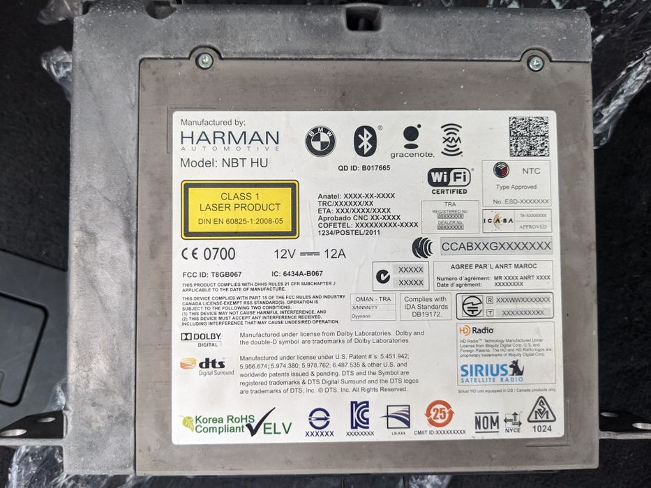 Bmw nbt (f10, f11, f30)