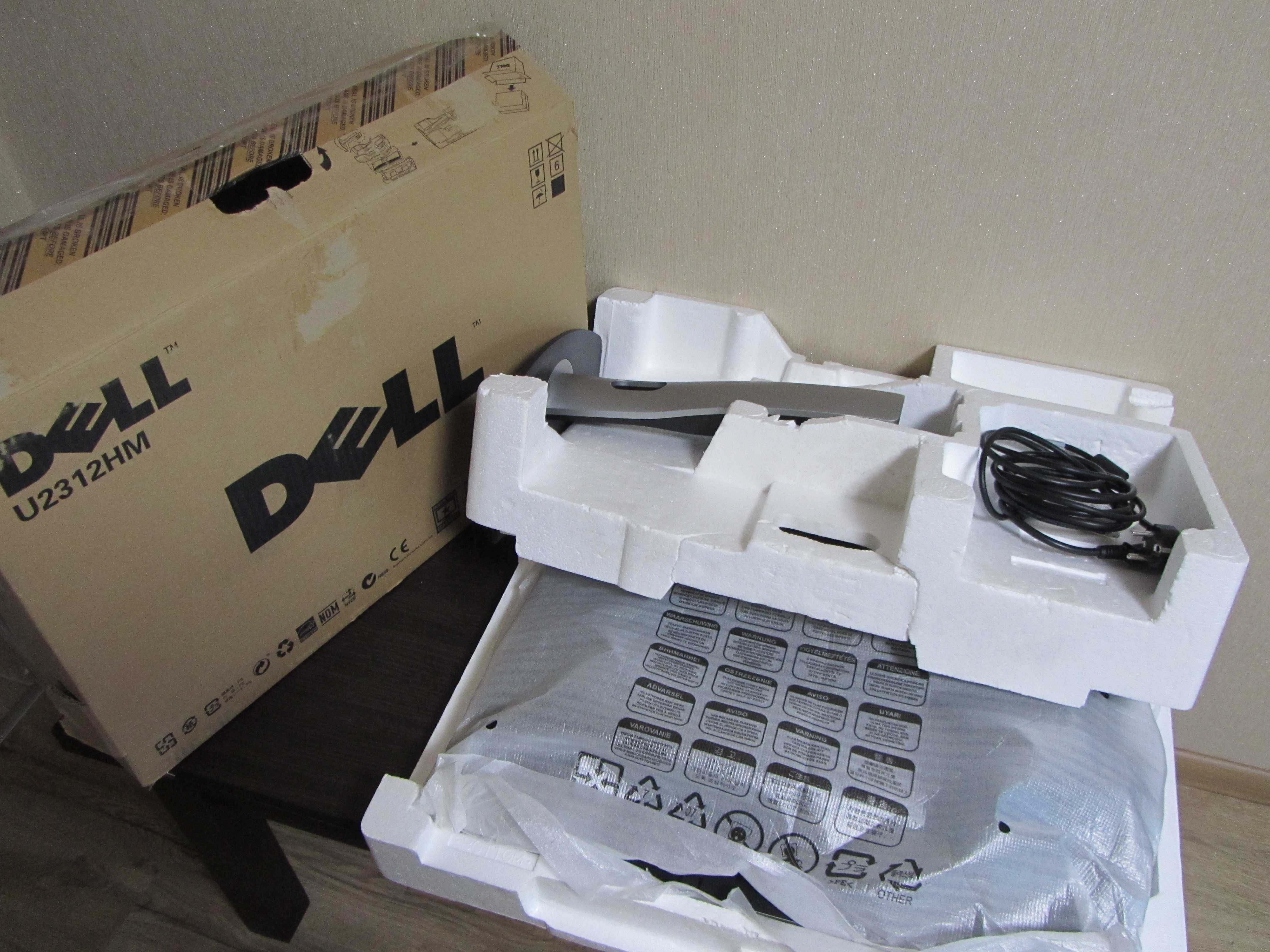 Монітор DELL U2312HM в коробці, комплект, 23 дюйма, IPS, DVI, FullHD